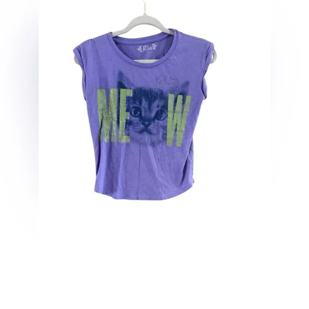 Mudd Girls Top Size 12 Purple Short Sleeve